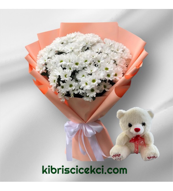 Maxi Boy Papatya Buketi Ayıcık